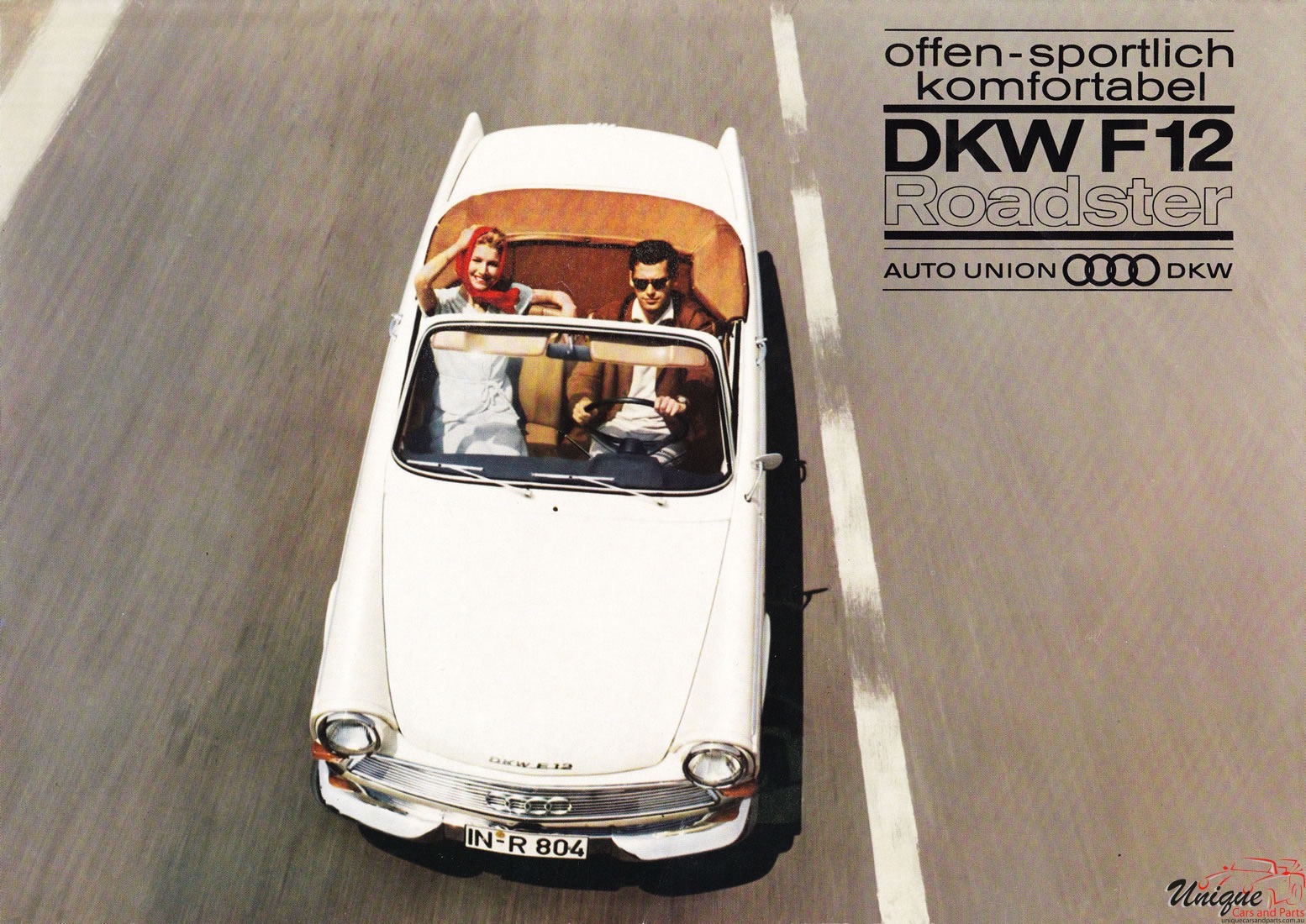 1964 DKW F12 Roadster Brochure Page 1